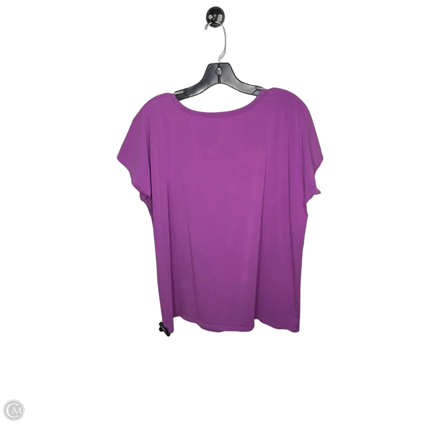 Top Short Sleeve By J. Jill In Purple, Size: M