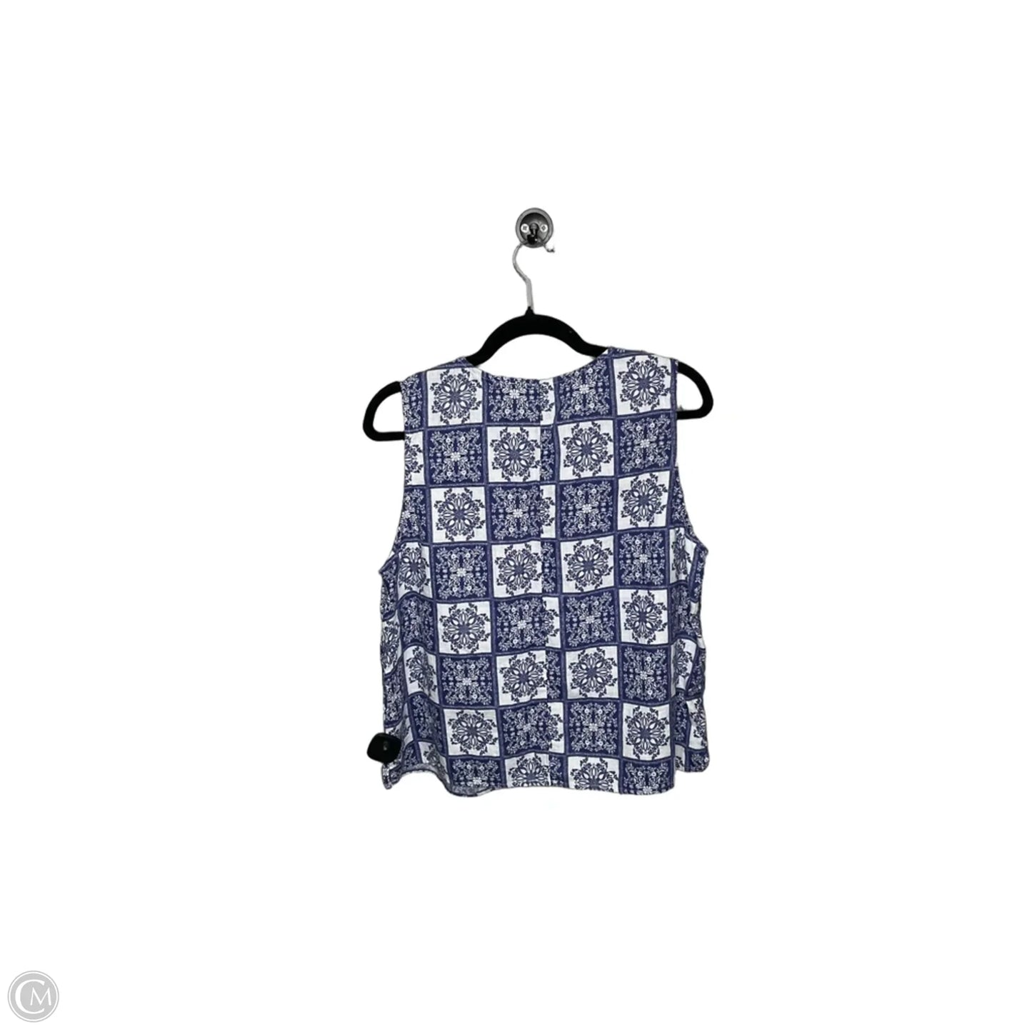 Top Sleeveless By Josie In Blue, Size: Xl