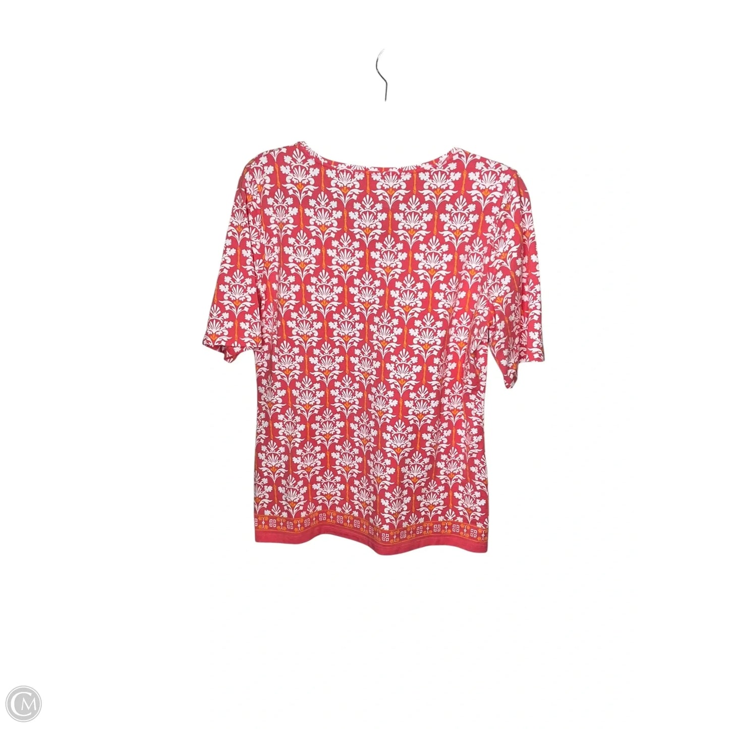 Top Short Sleeve By Talbots In Pink, Size: M