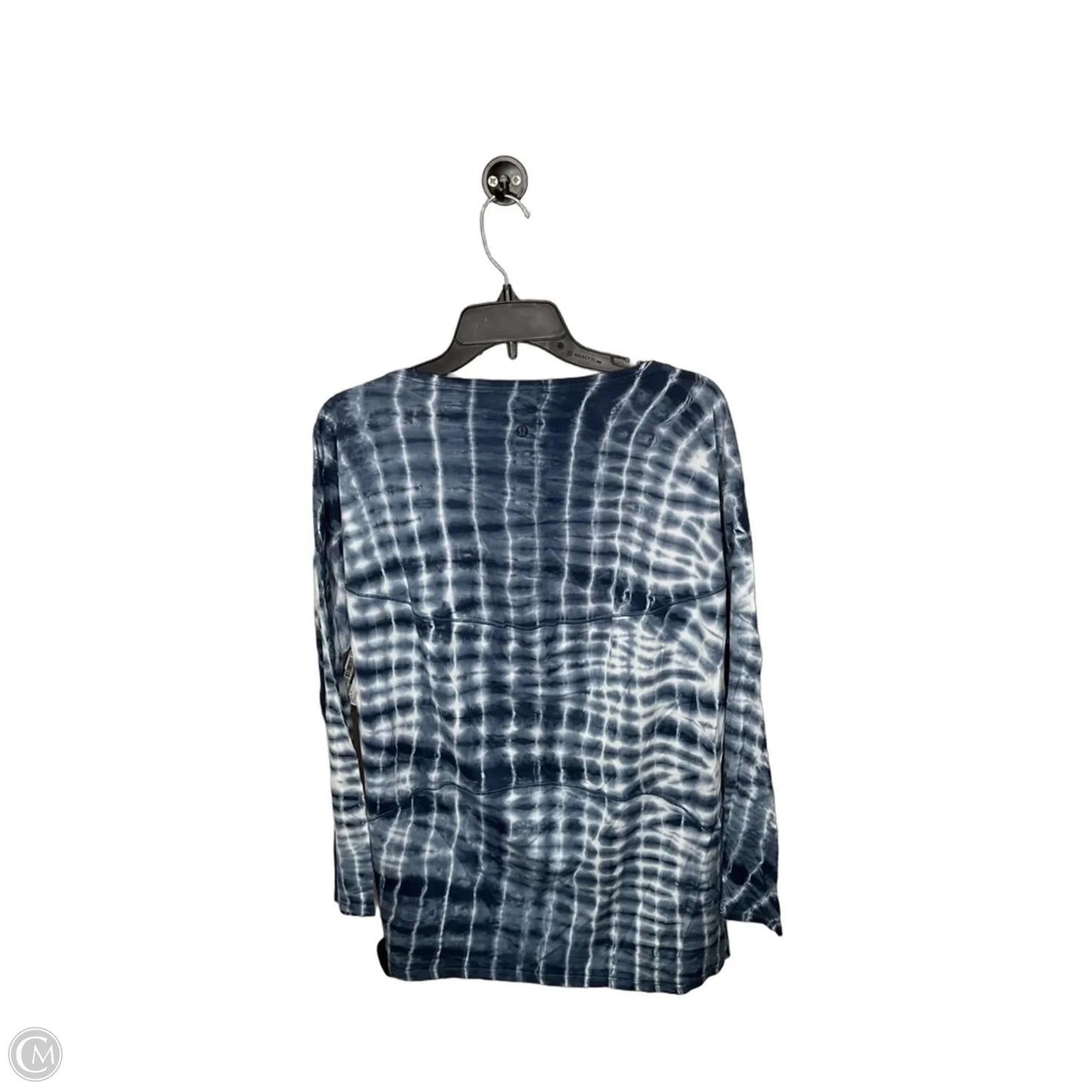 Top Long Sleeve By Lululemon In Blue, Size: M