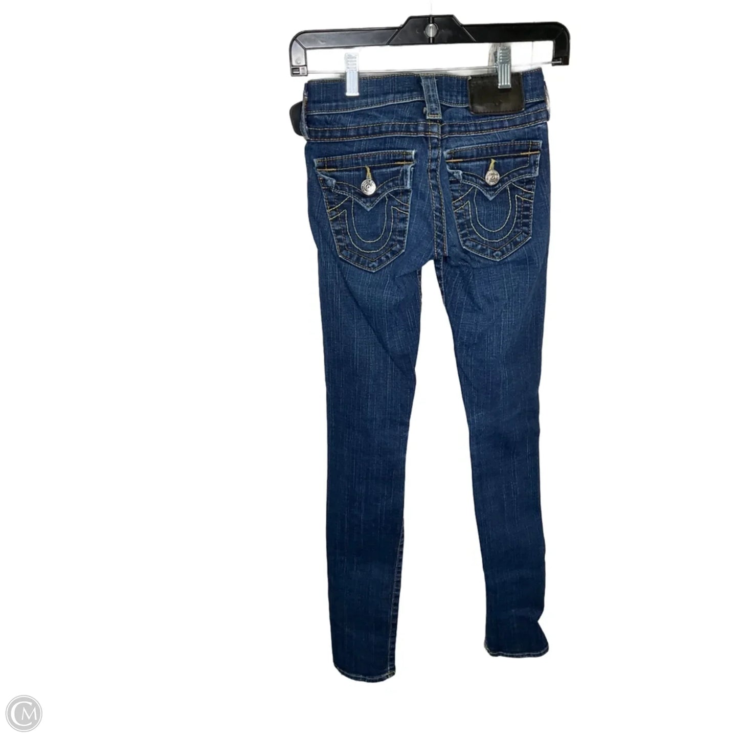 Jeans Skinny By True Religion In Blue Denim, Size: 0p