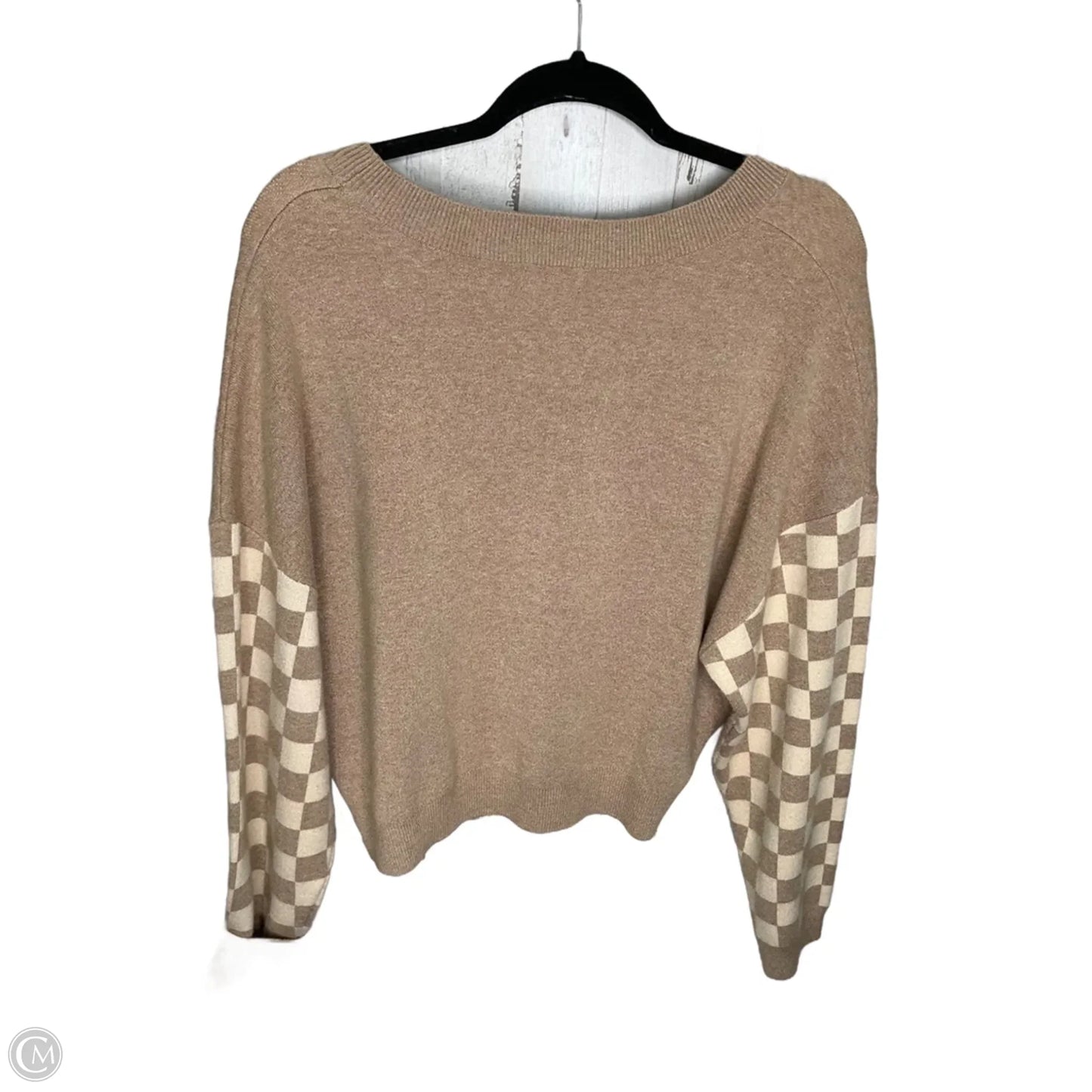 Sweater By Originality In Brown, Size: L