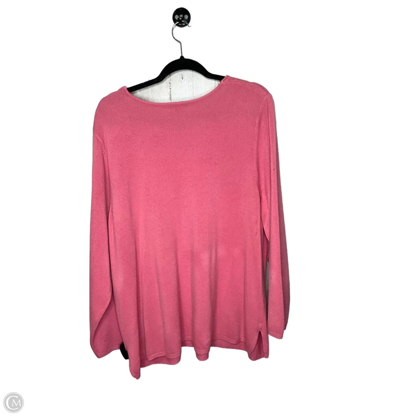 Sweater By Avenue In Pink, Size: 3x
