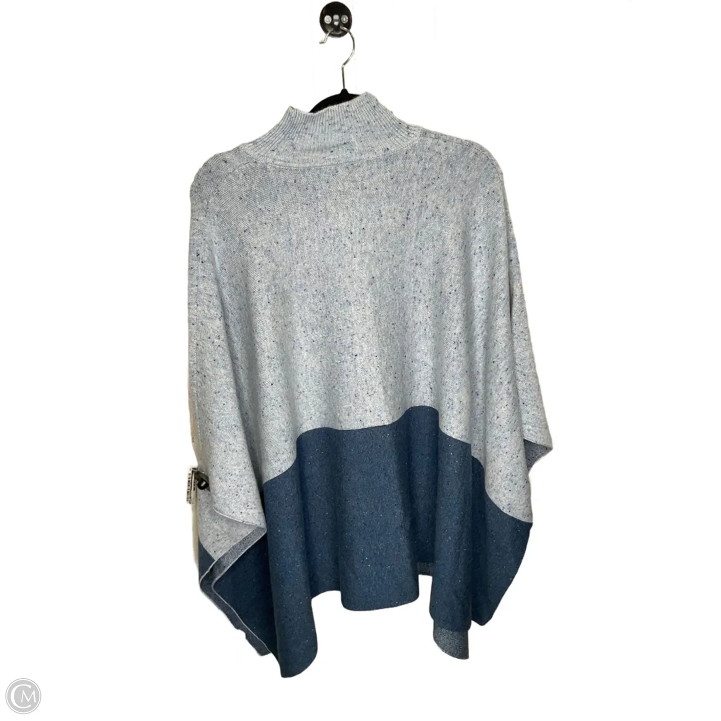 Poncho By Ann Taylor In Blue, Size: L