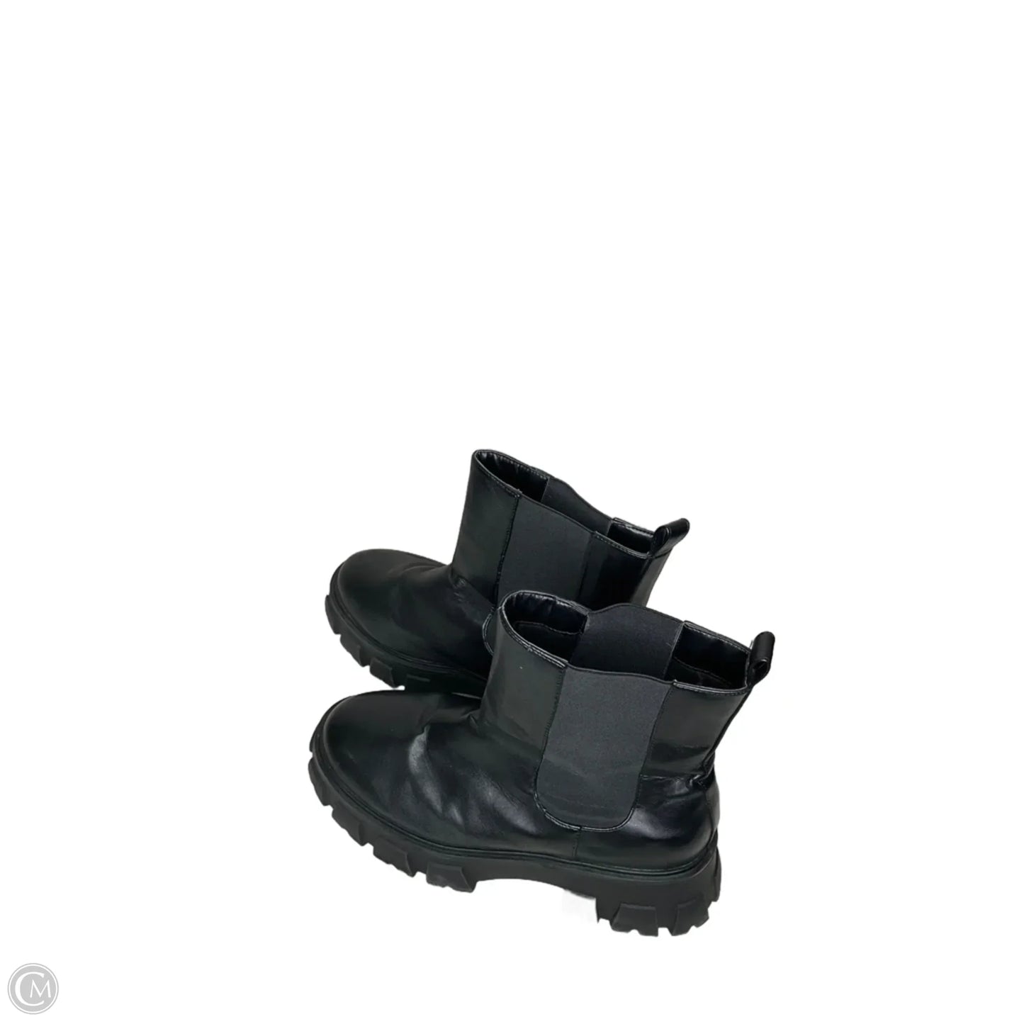 Boots Ankle Heels By Fashion To Figure In Black, Size: 11