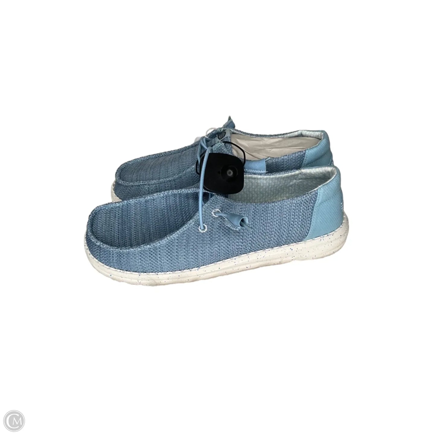 Shoes Sneakers By Hey Dude In Blue, Size: 10