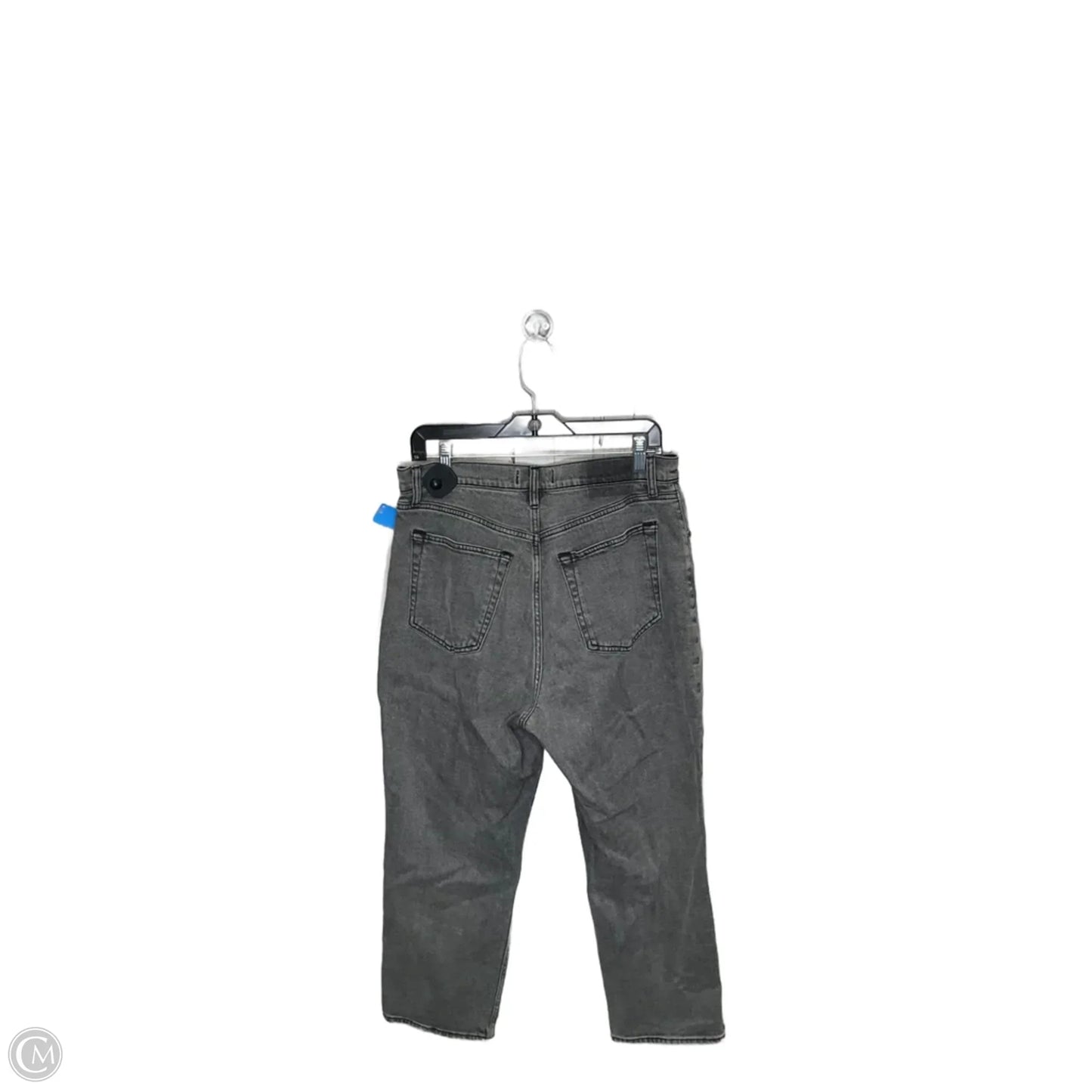 Jeans Straight By Abercrombie And Fitch In Grey, Size: 12