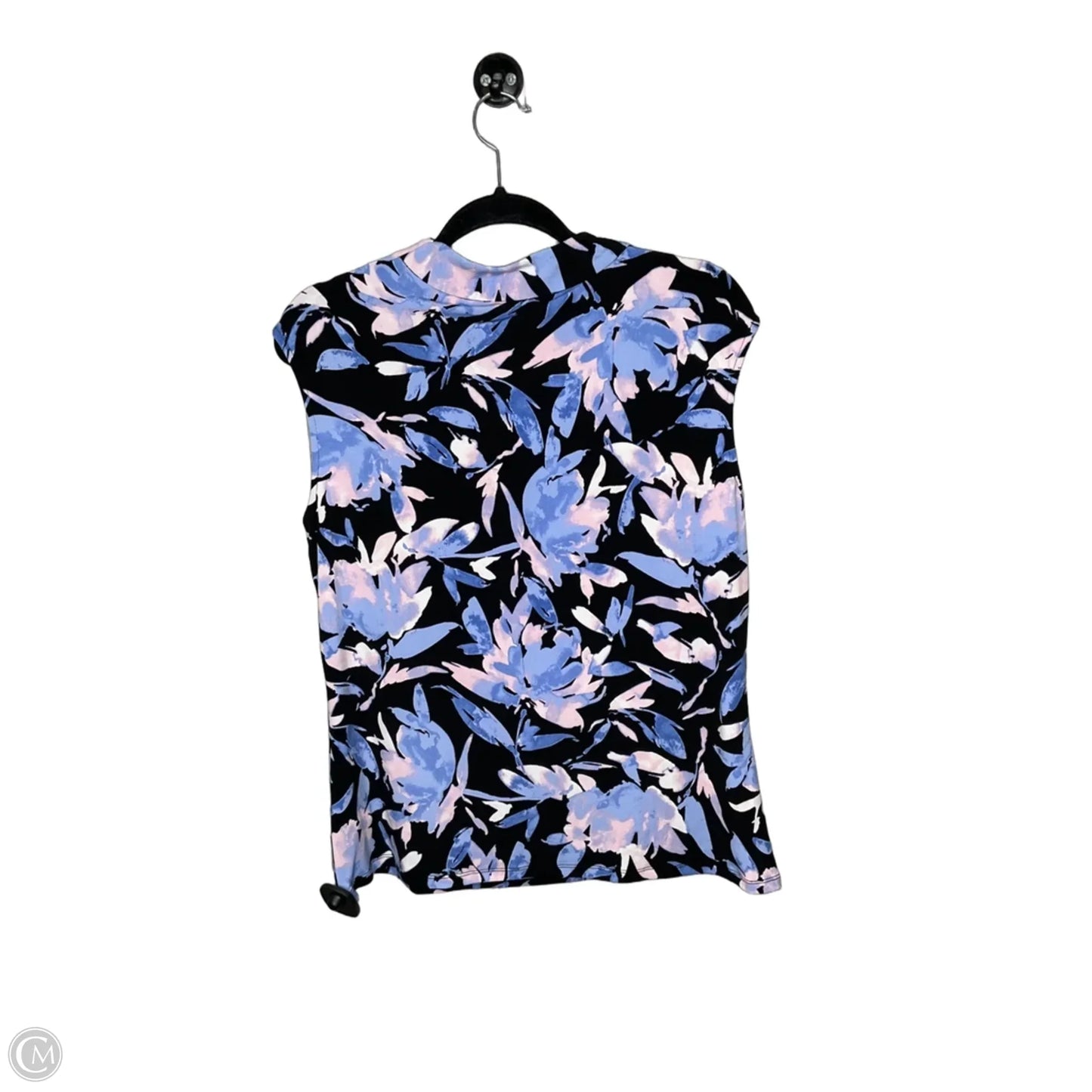 Top Sleeveless By Kasper In Pink & Purple, Size: L