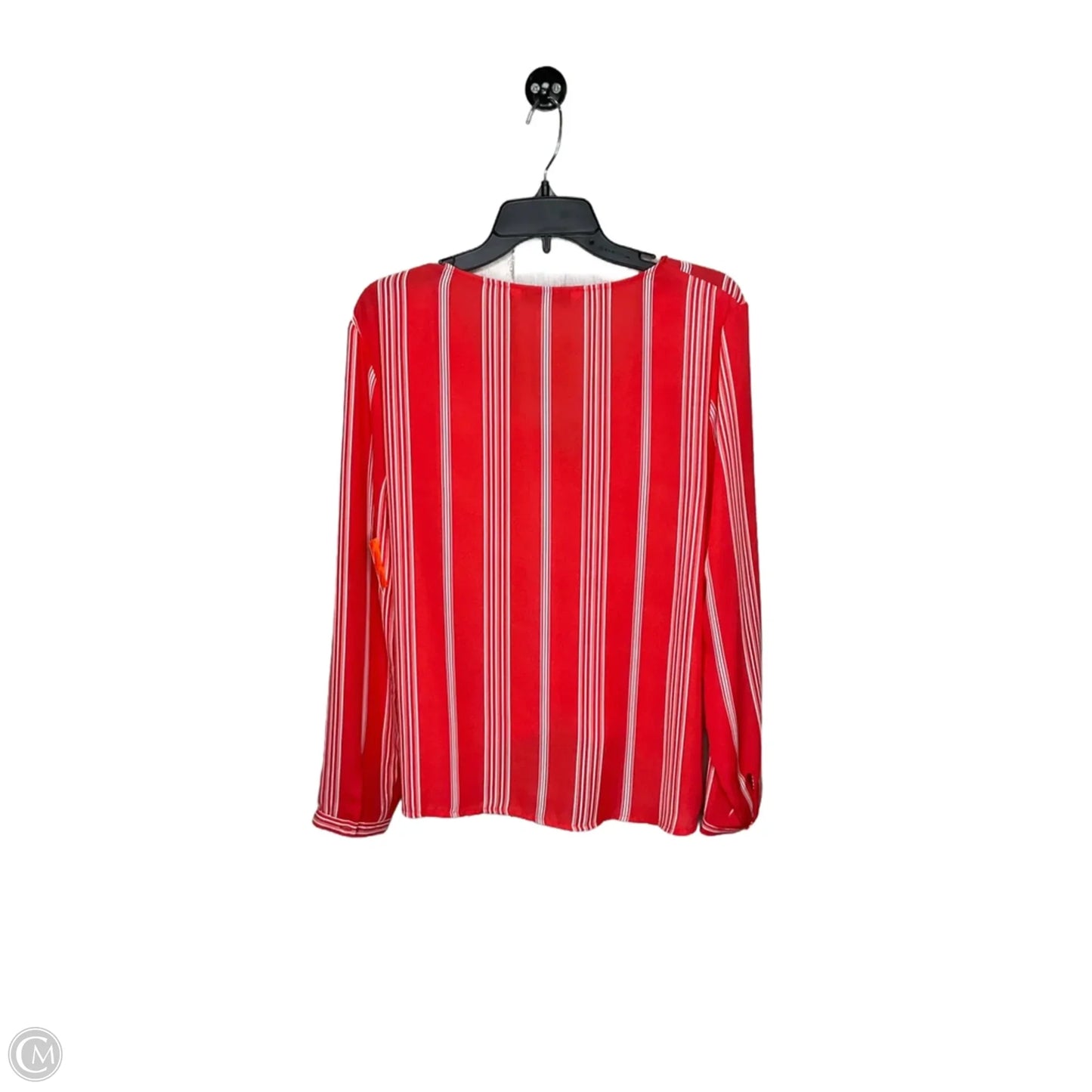 Top Long Sleeve By Cupcakes And Cashmere In Coral, Size: L