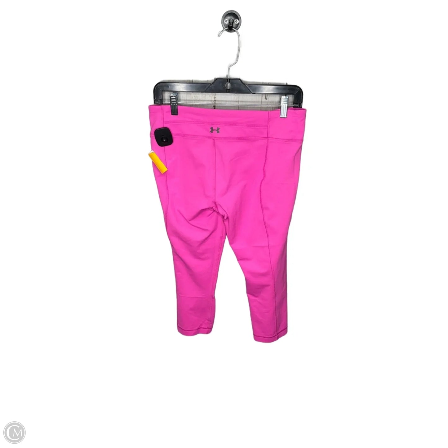 Athletic Leggings Capris By Under Armour In Pink, Size: M