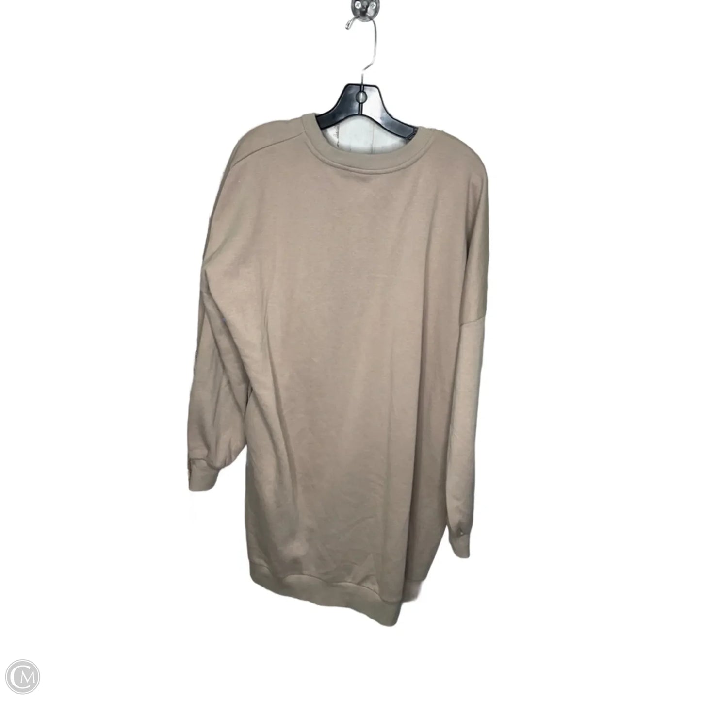 Sweatshirt Crewneck By Zenana In Tan, Size: 1x