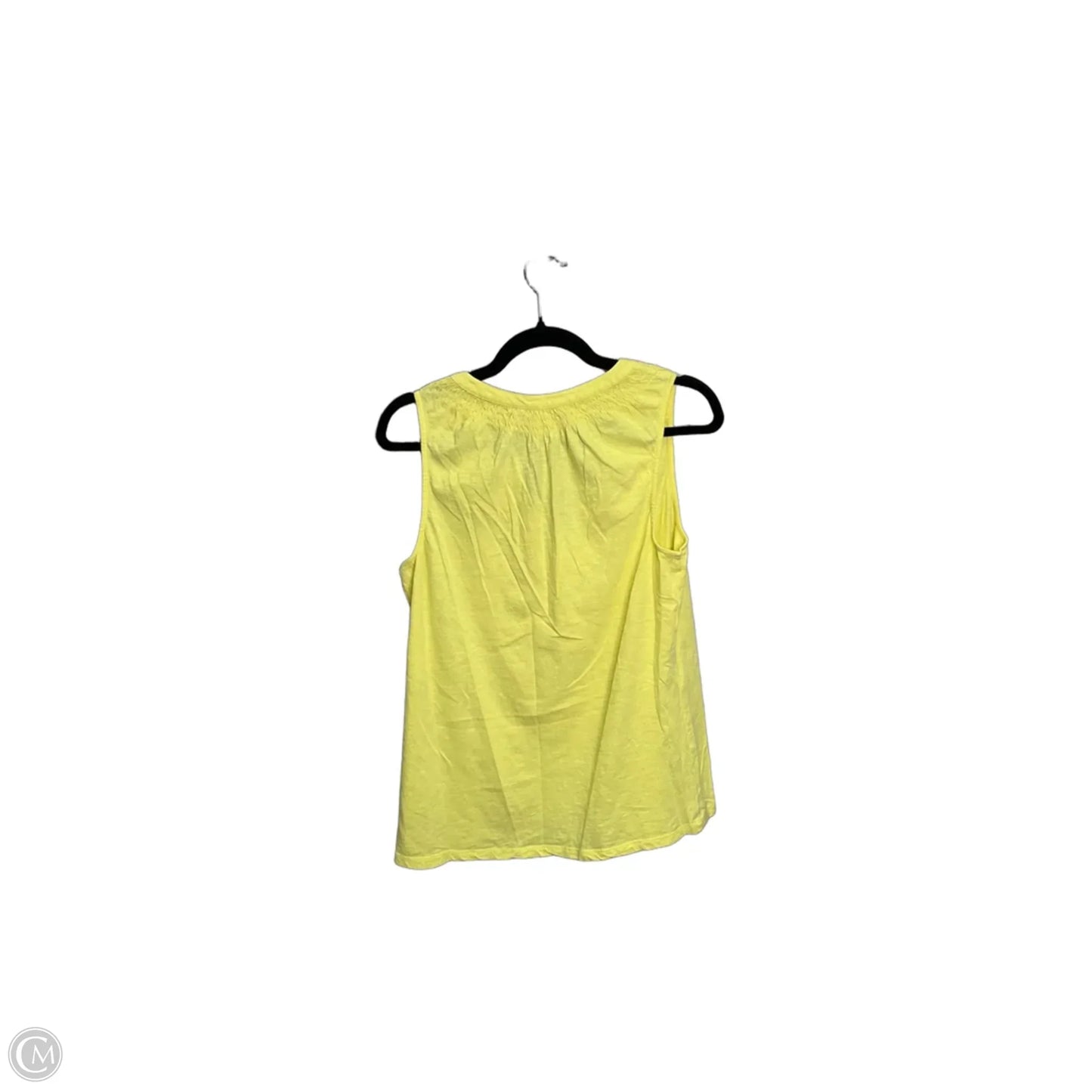 Top Sleeveless Designer By Lilly Pulitzer In Yellow, Size: M