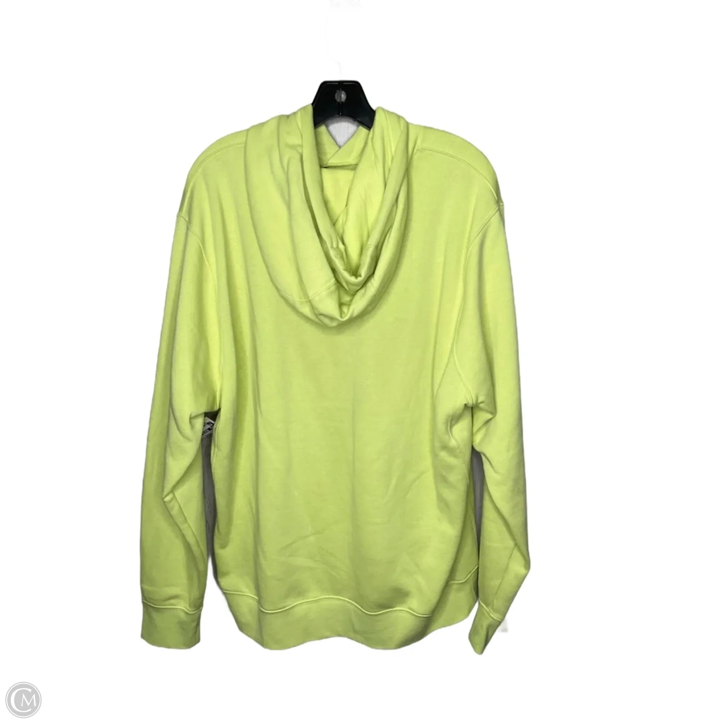 Sweatshirt Hoodie By Nike In Green, Size: L