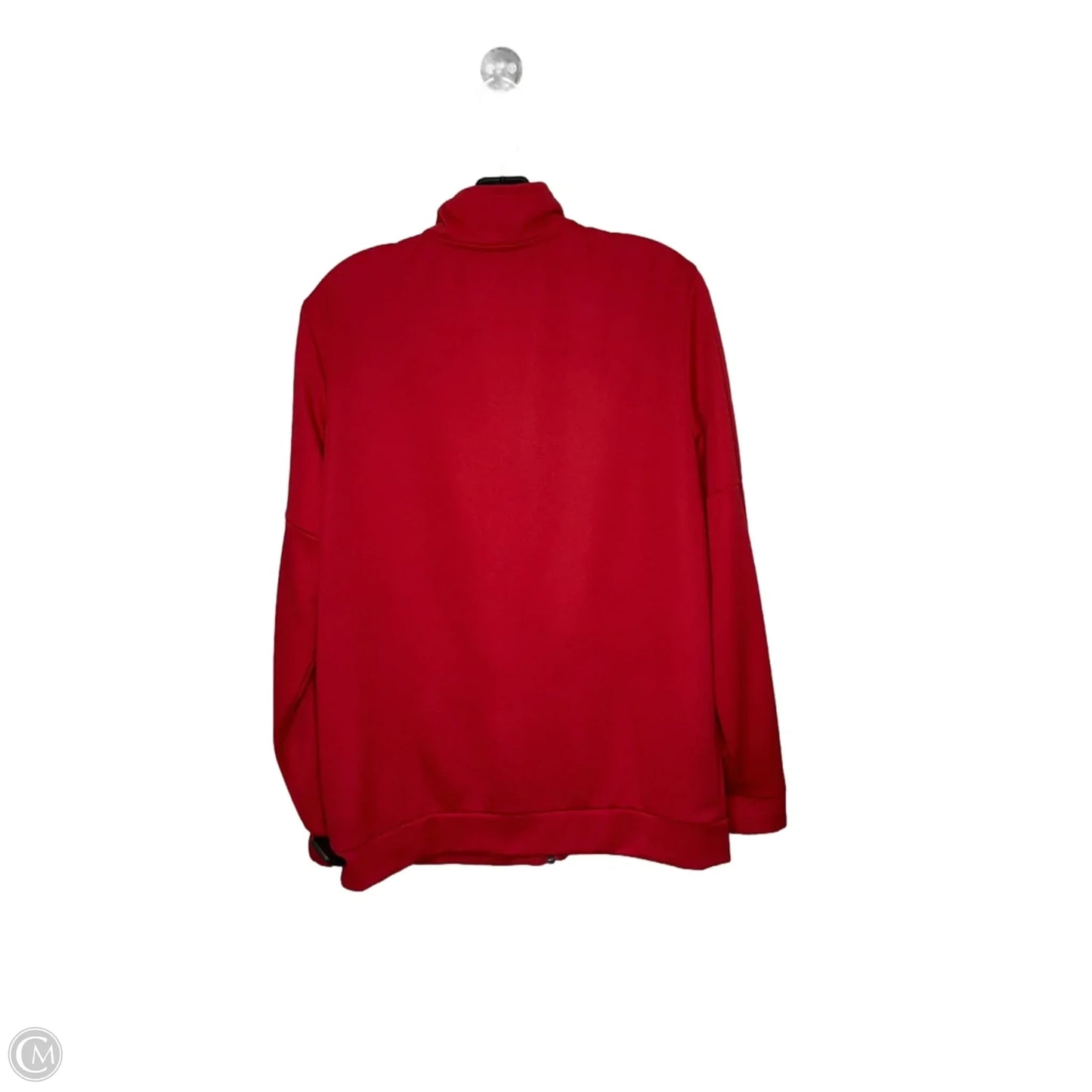 Athletic Jacket By Adidas In Red, Size: Xl