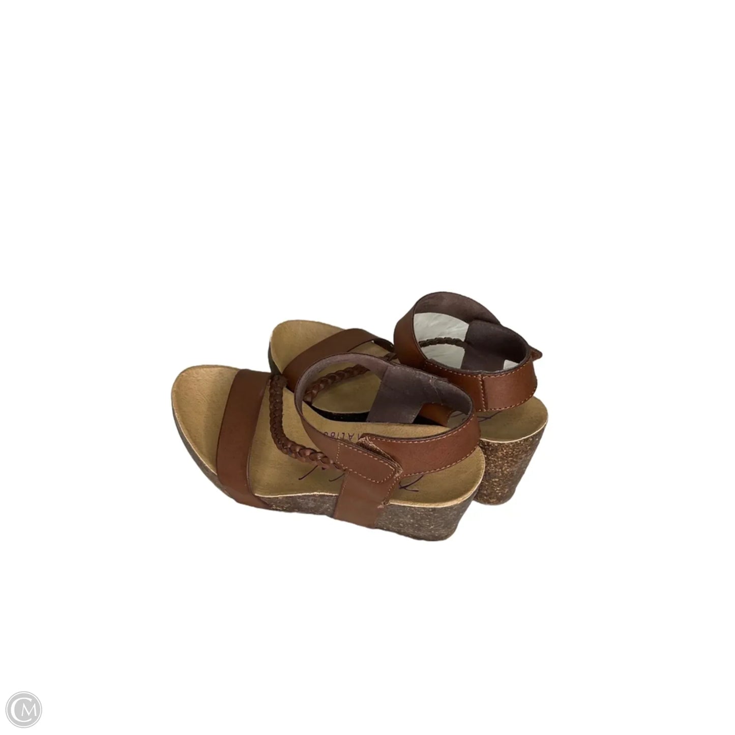 Sandals Heels Platform By Blowfish In Brown, Size: 8