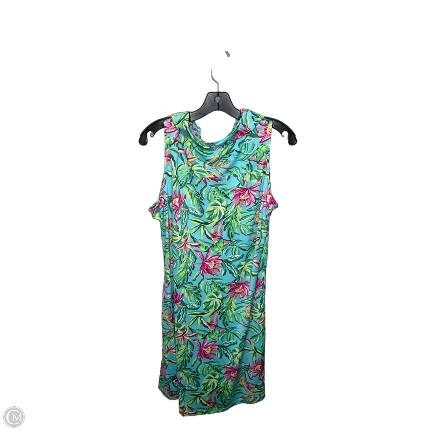 Athletic Dress By Stella Parker In Floral Print, Size: L