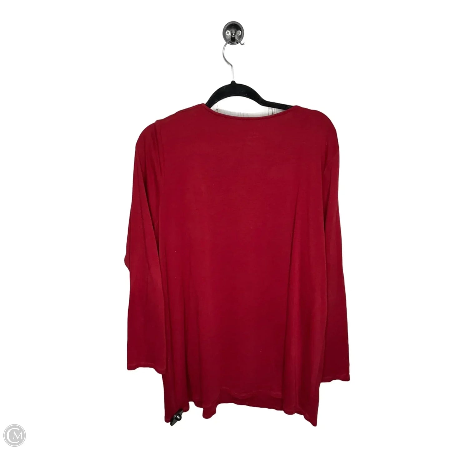 Top Long Sleeve By J. Jill In Red, Size: Xl