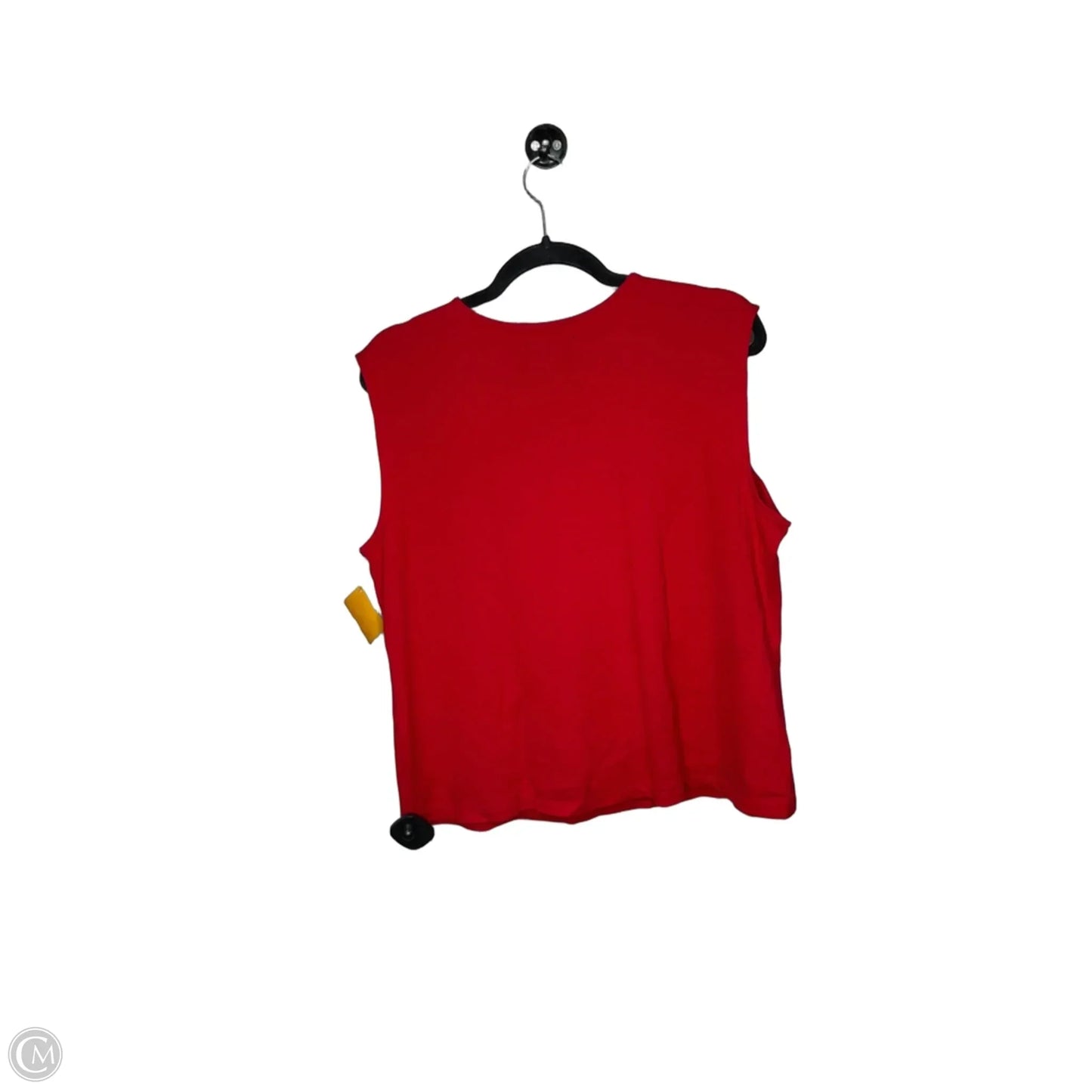 Top Short Sleeve By Liz Claiborne In Red, Size: Xlp