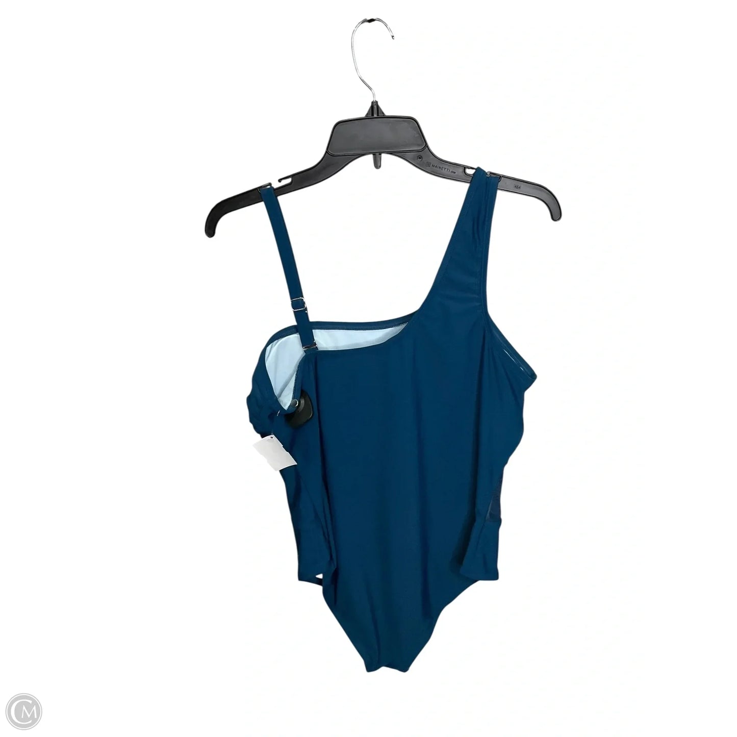 Swimsuit By Clothes Mentor In Teal, Size: 1x