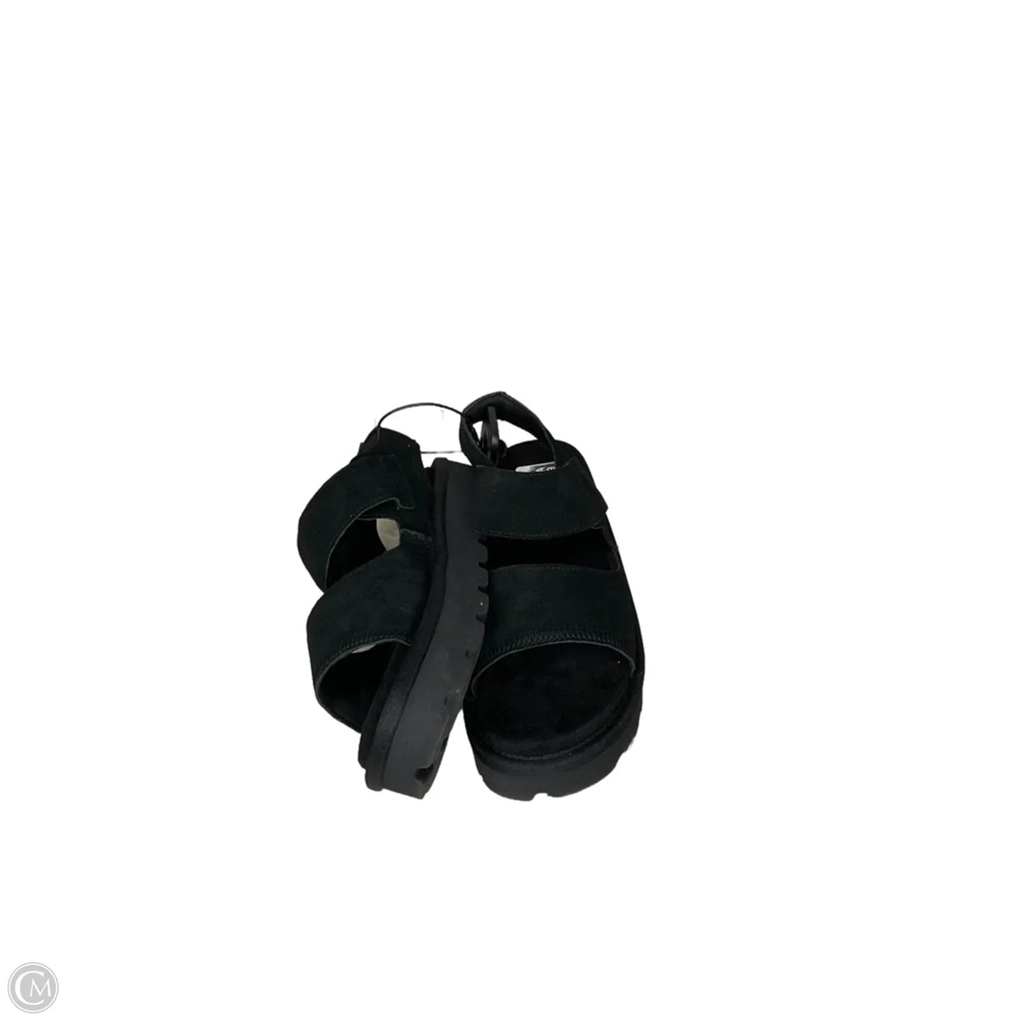 Sandals Heels Platform By Koolaburra By Ugg In Black, Size: 8