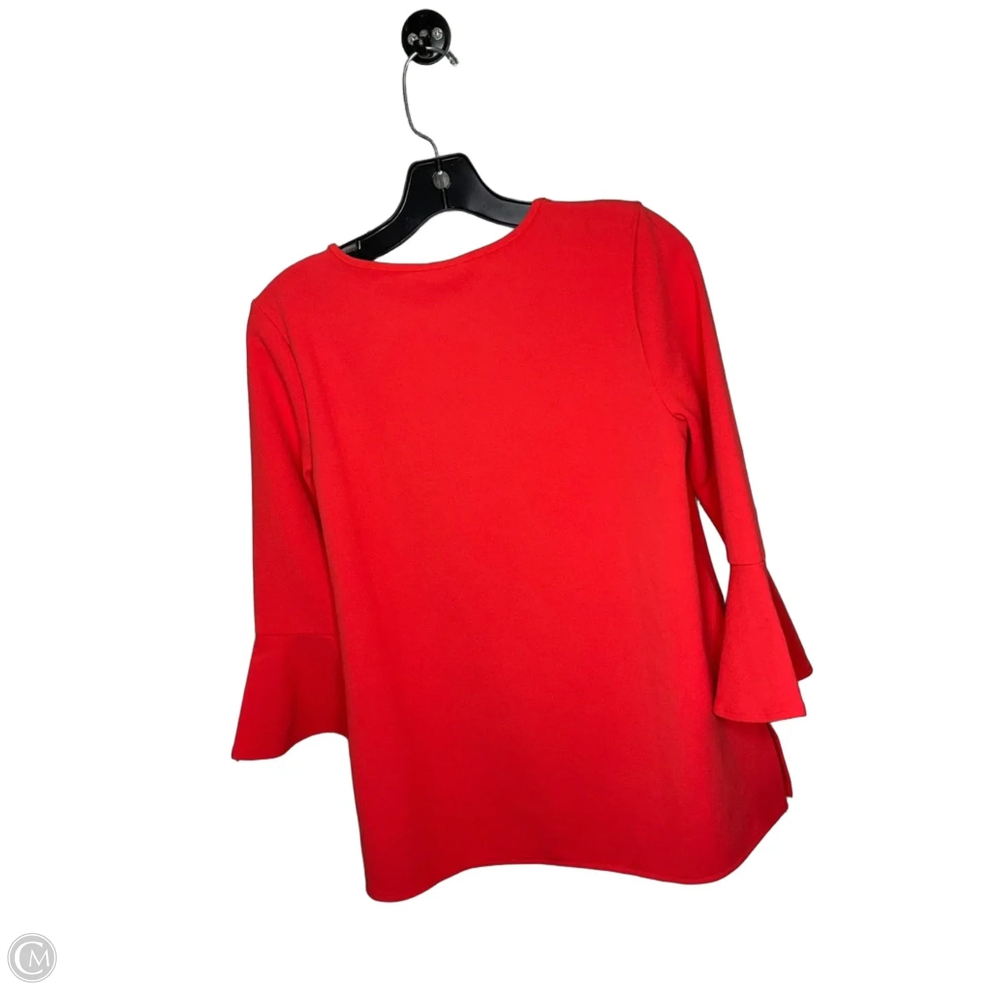 Top 3/4 Sleeve By Charter Club In Red, Size: Mp