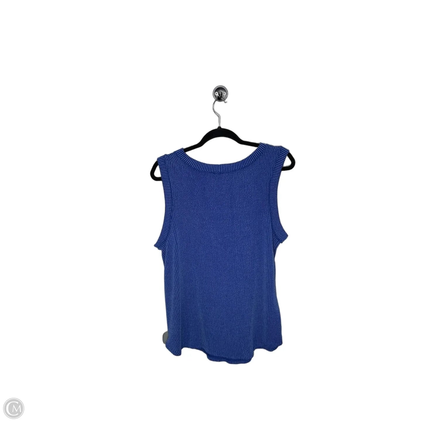 Top Sleeveless By Heimish Usa In Blue, Size: 1x