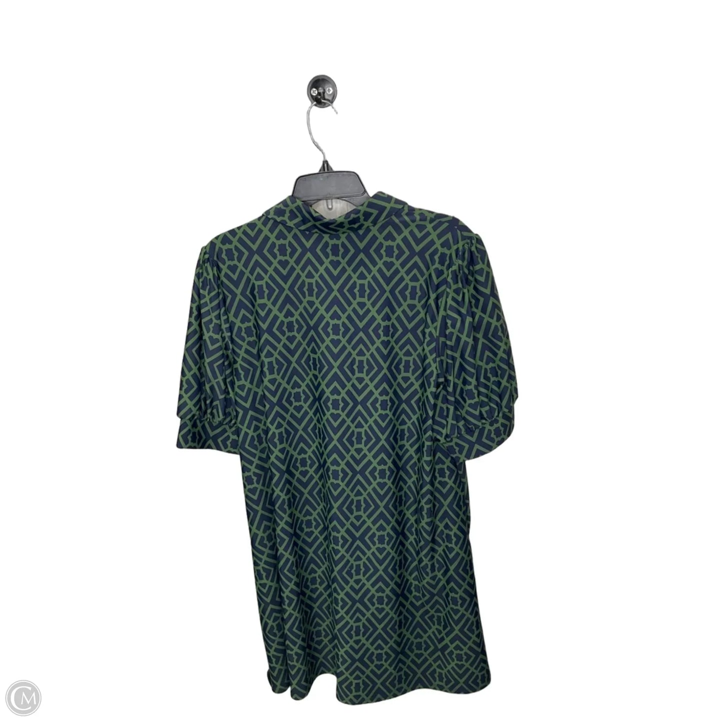 Dress Casual Short By Jude Connally In Blue & Green, Size: L