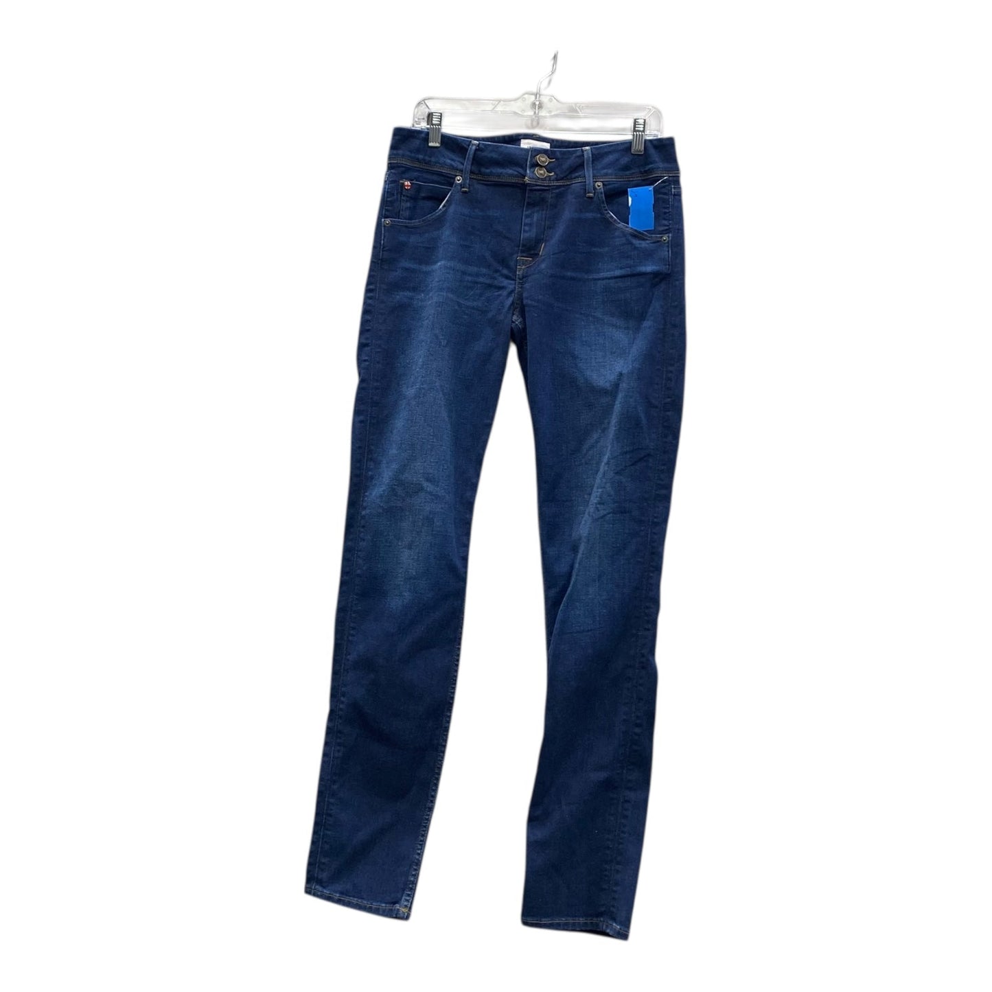 Jeans Skinny By Hudson In Blue Denim, Size:10