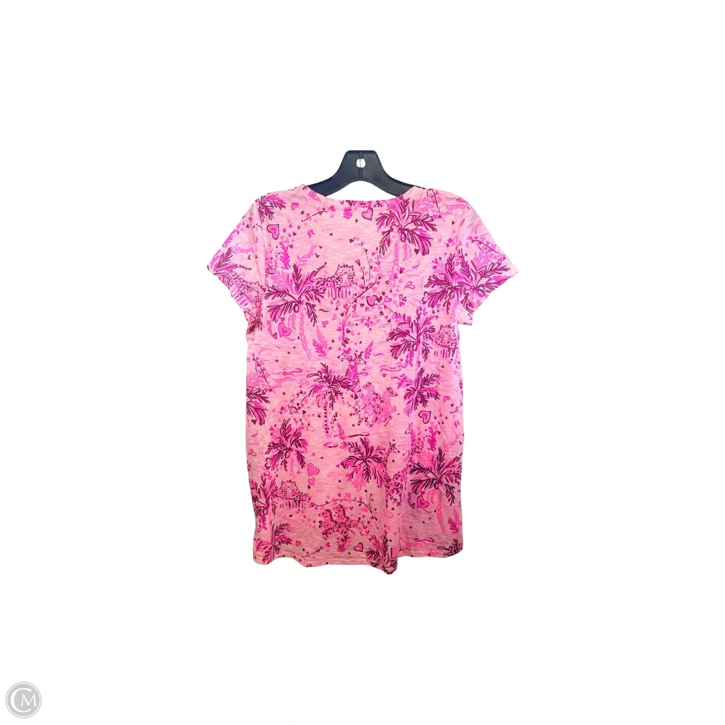 Top Short Sleeve Basic By Lilly Pulitzer In Pink & Purple, Size: Xs