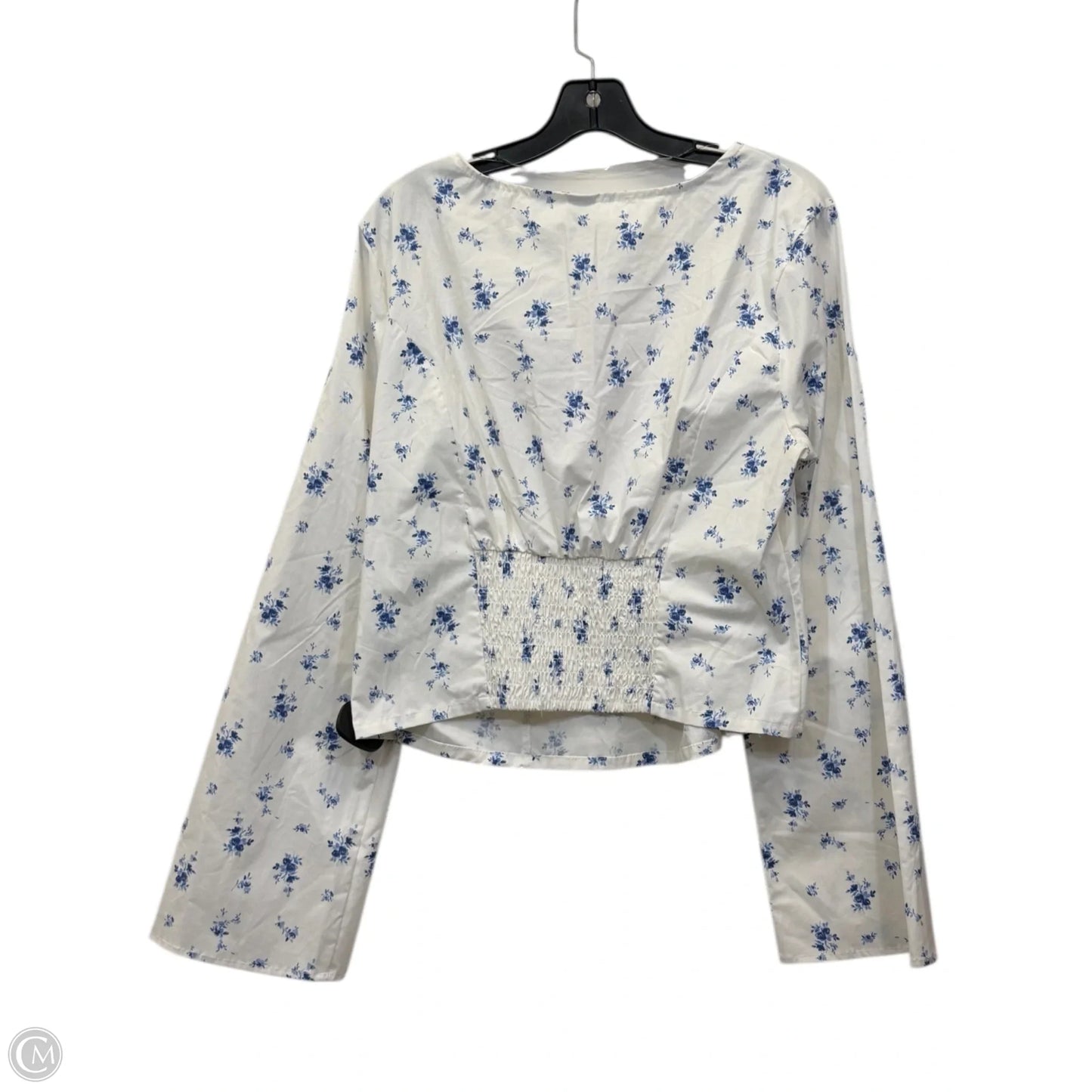 Top Long Sleeve By Wild Fable In Floral Print, Size: Xxl