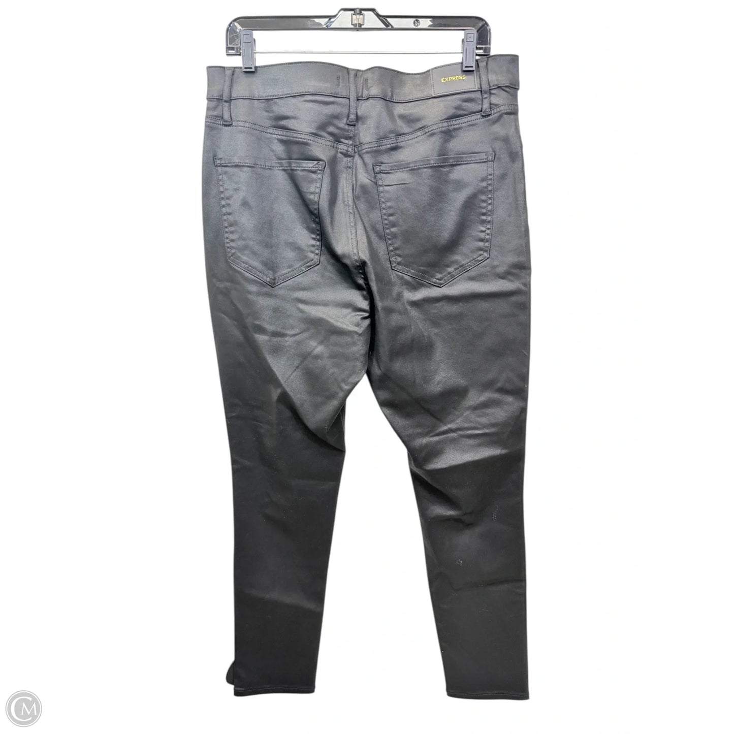 Jeans Straight By Express In Black, Size: 14