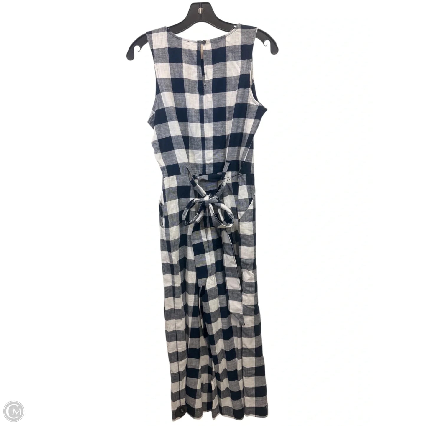 Jumpsuit By Ann Taylor In Blue & White, Size: Mp