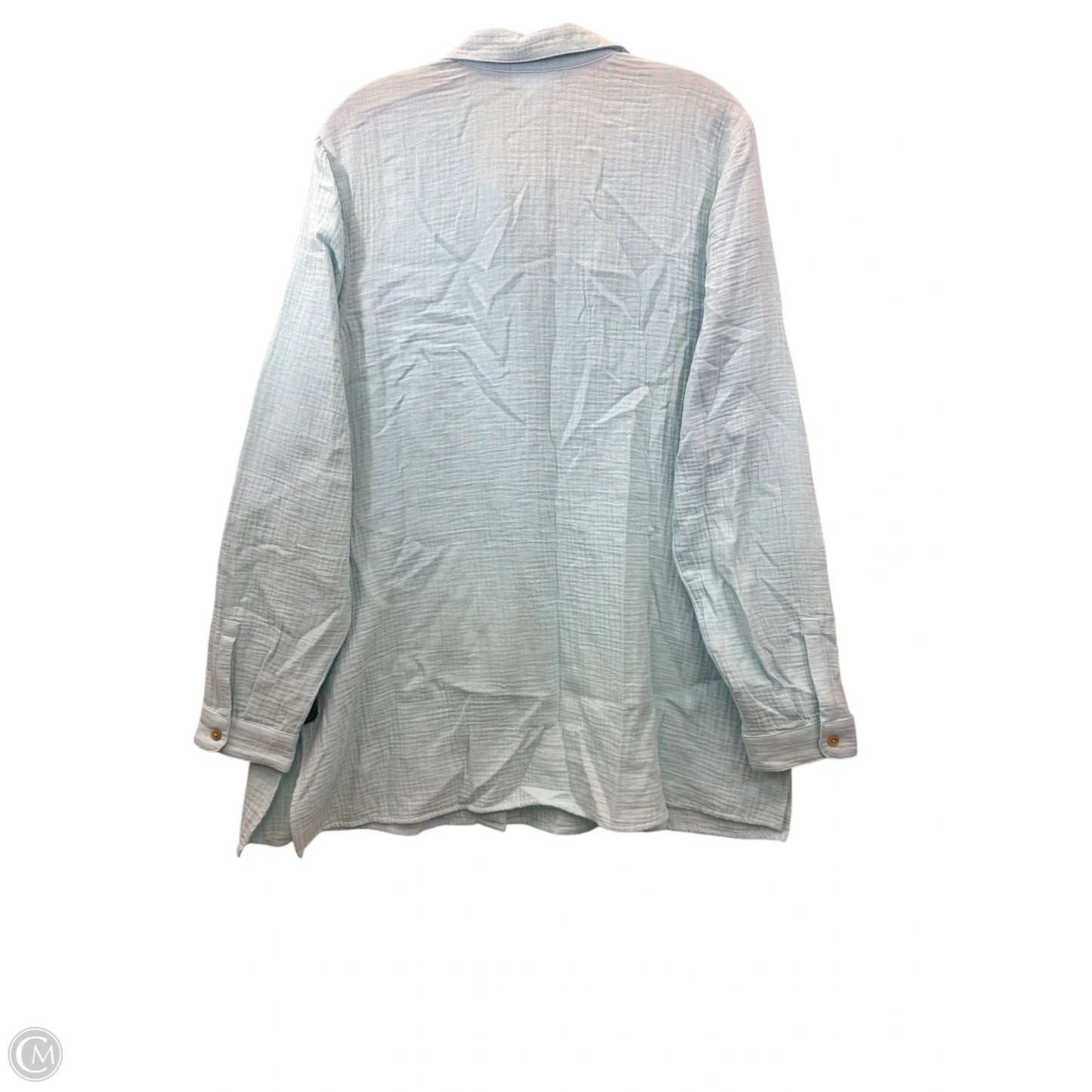 Top Long Sleeve By J. Jill In Blue, Size: L