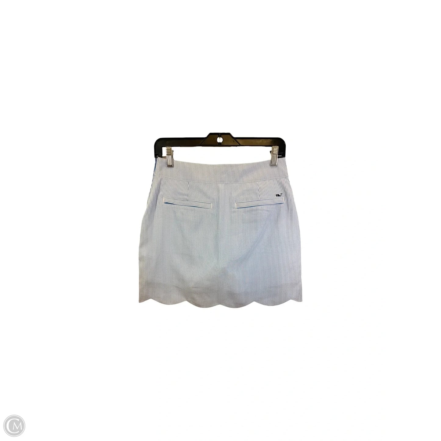 Athletic Skort By Vineyard Vines In Blue & White, Size: Xs