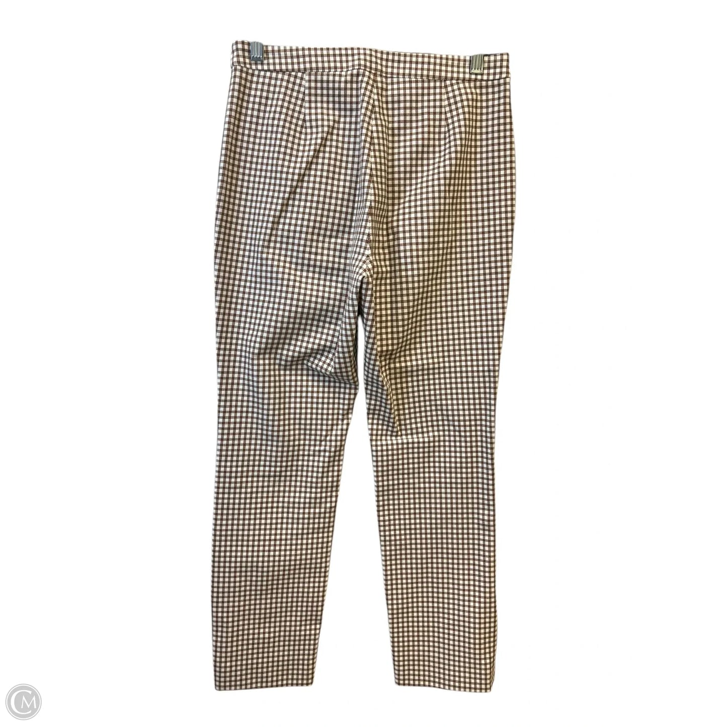 Pants Designer By Theory In Plaid Pattern, Size: 4
