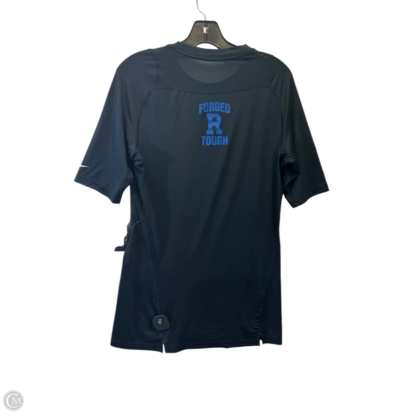 Athletic Top Short Sleeve By Nike Apparel In Black, Size: Xl