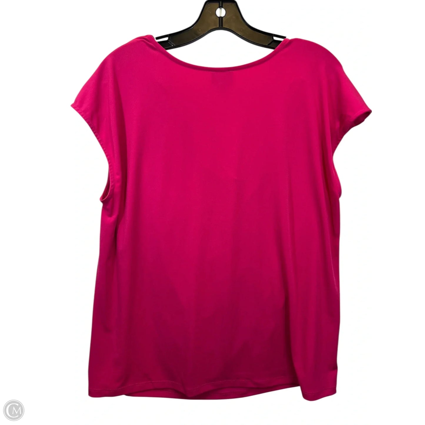 Top Short Sleeve By Inc In Pink, Size: Xl
