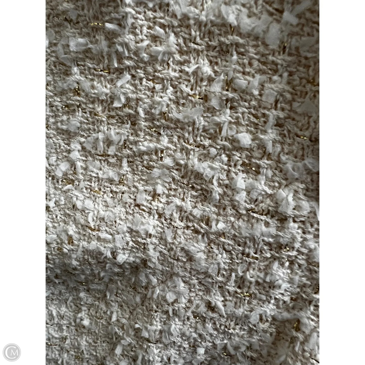 Blazer By St John Collection In Gold & Tan, Size: 14