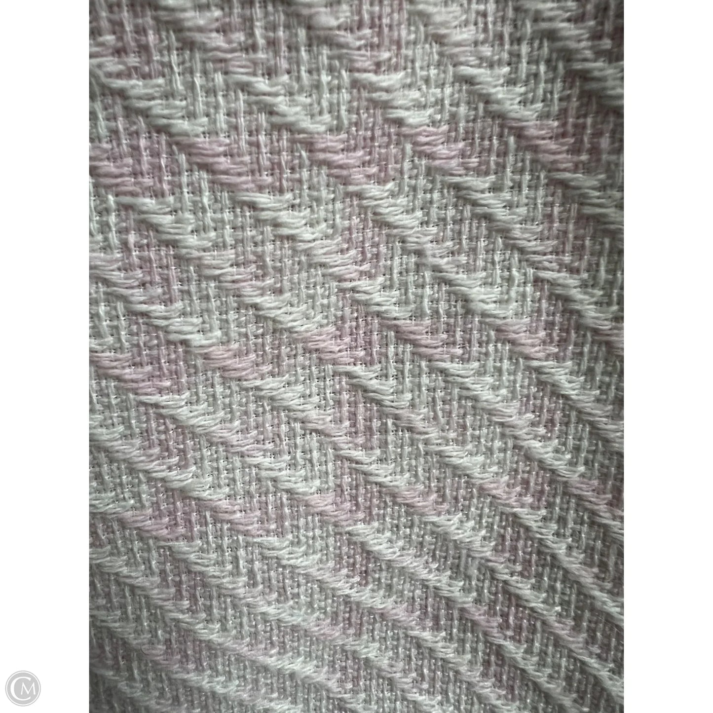 Skirt Designer By Karl Lagerfeld In Pink & White, Size: M