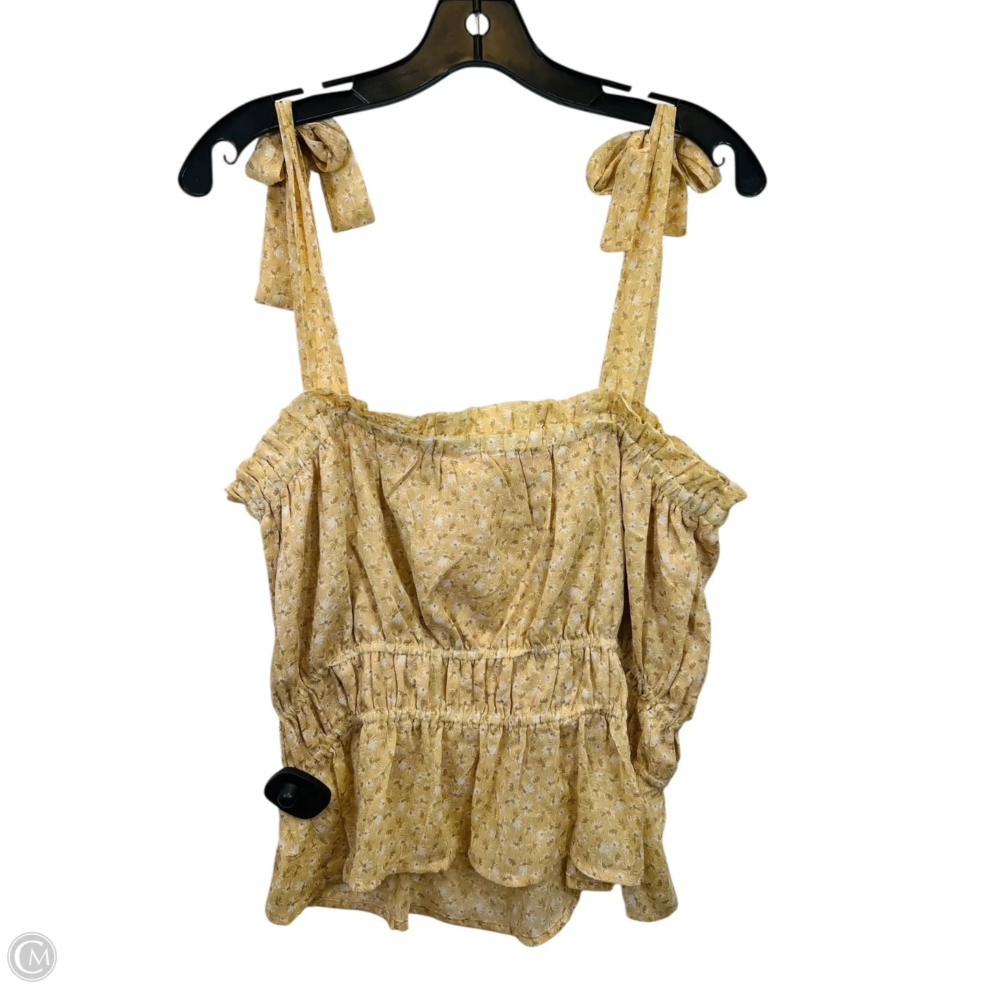 Top Sleeveless By Promesa In Beige, Size: L