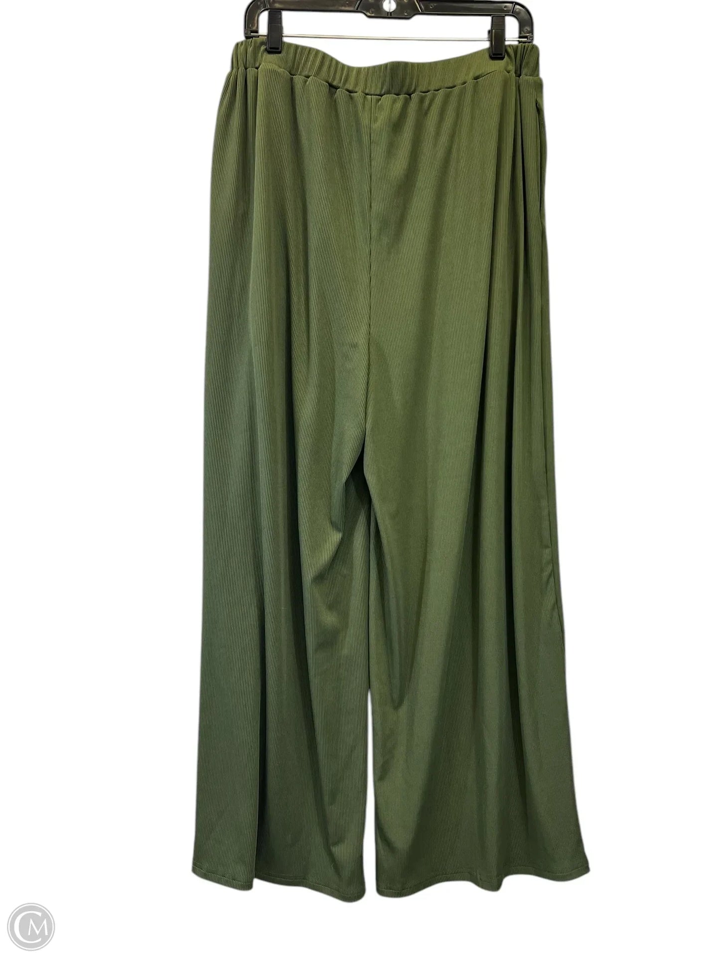 Pants Wide Leg By Cider In Green, Size: 1x
