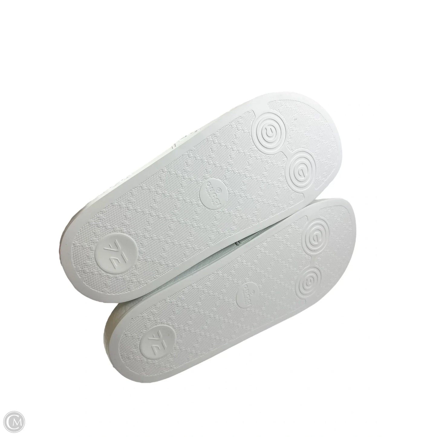 Sandals Luxury Designer By Gucci In White, Size: 7