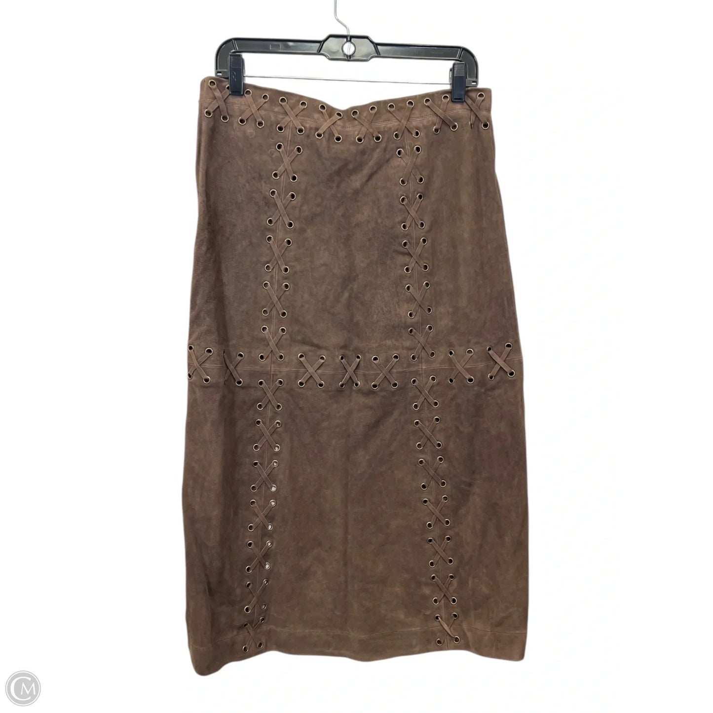 Skirt Designer By Re/done In Brown, Size: 4
