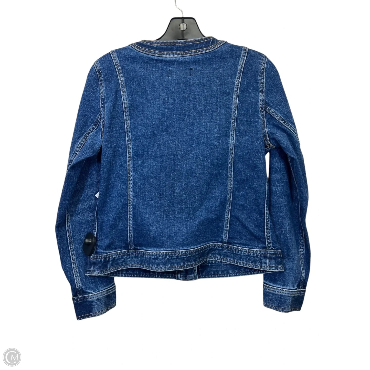 Jacket Denim By Talbots In Blue Denim, Size: Sp