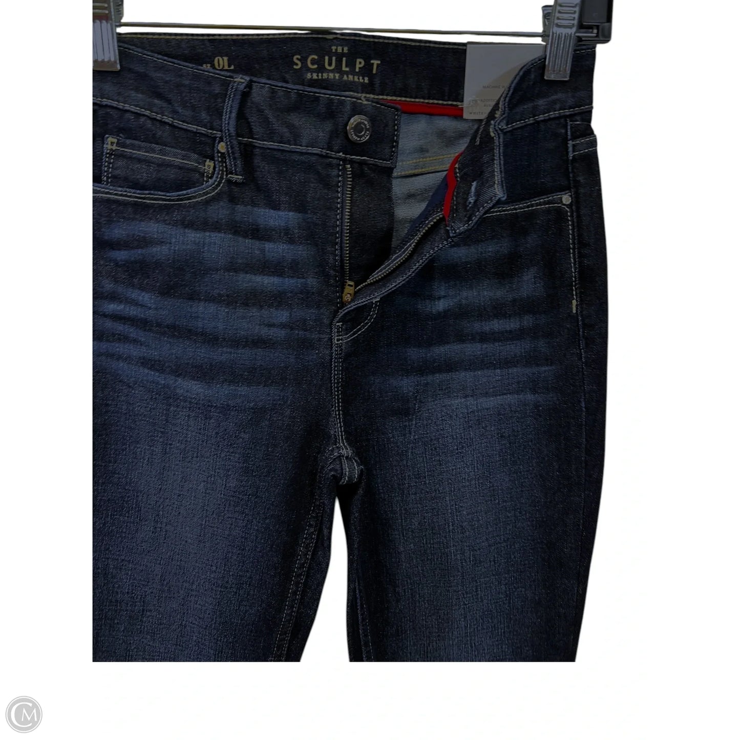 Jeans Skinny By White House Black Market In Blue Denim, Size: 0