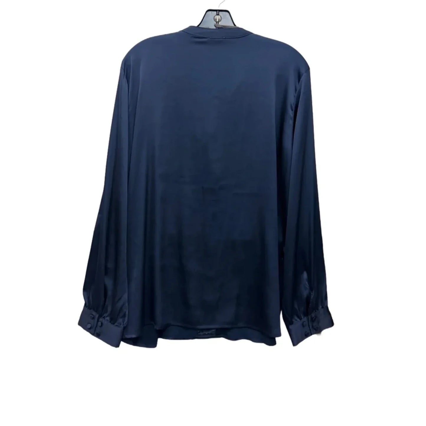 Top Long Sleeve By Chicos In Navy, Size: Xl