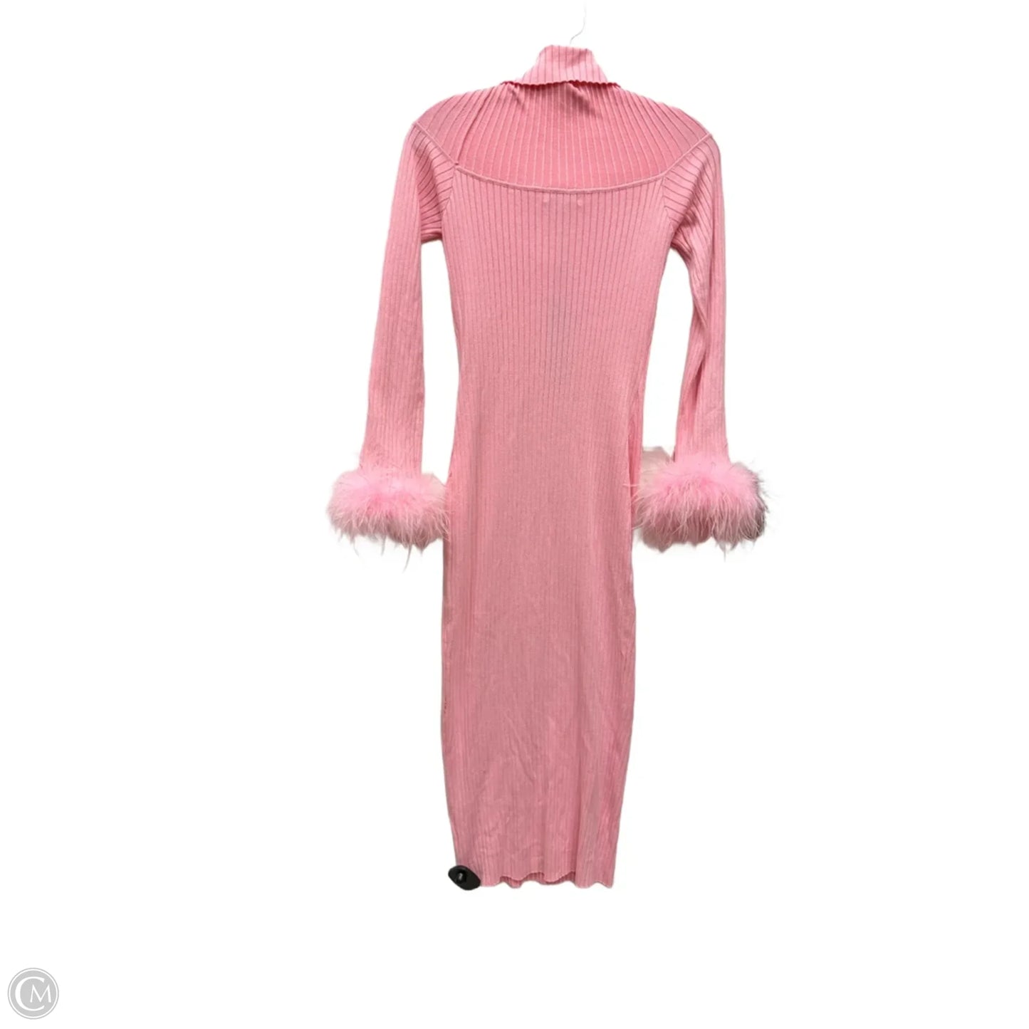 Dress Sweater By Fashion Nova In Pink, Size: L