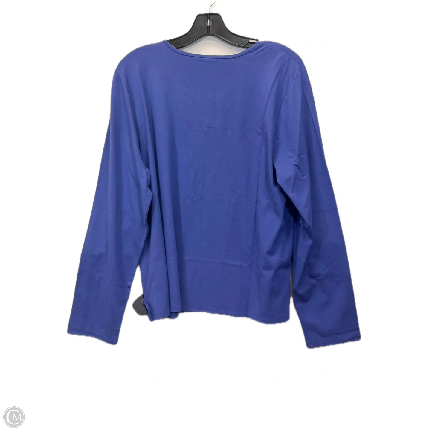 Top Long Sleeve Designer By Eileen Fisher In Purple, Size: L