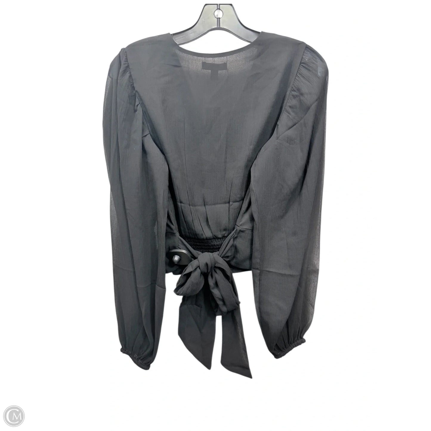 Top Long Sleeve By Express In Black, Size: Xs