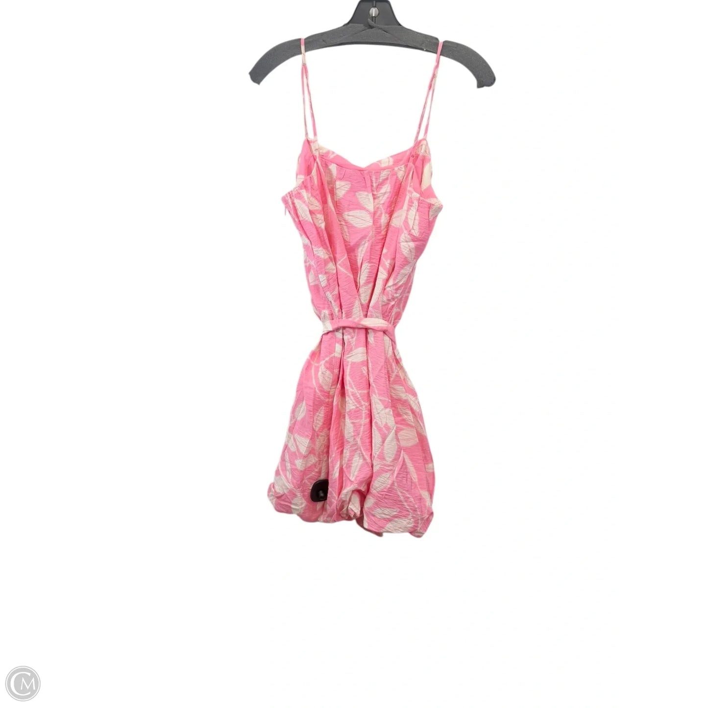 Dress Party Short By Loft In Cream & Pink, Size: M